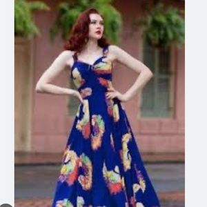 Trashy Diva Show Girl Royalty Maxi Dress Size 12 Never Worn